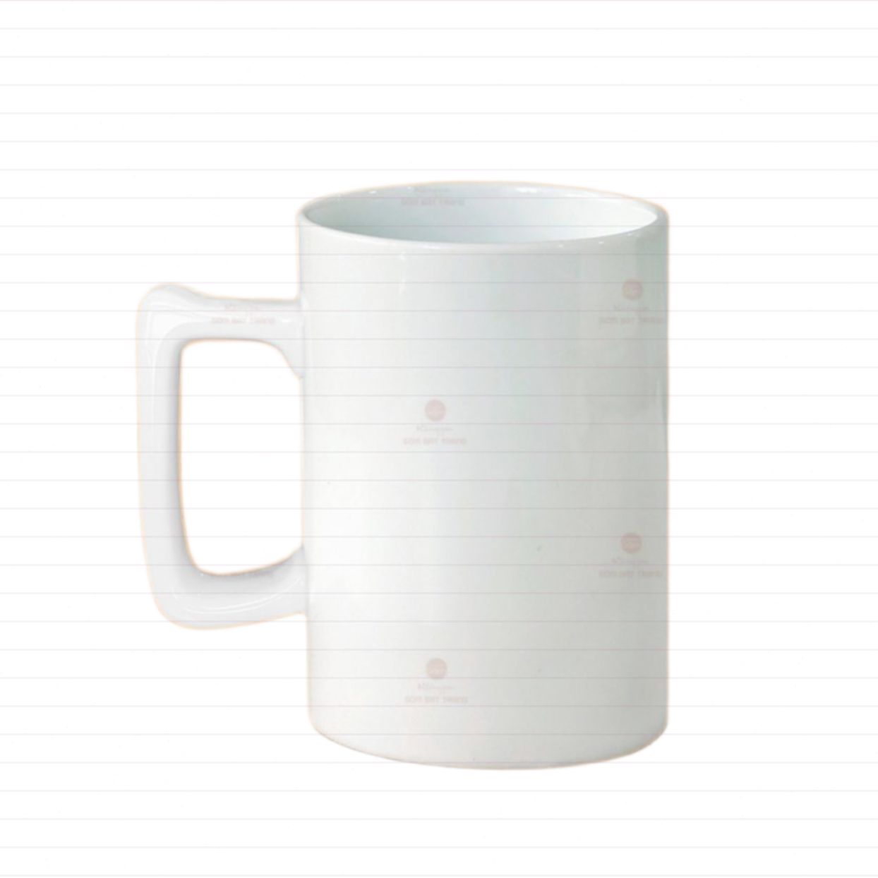 Cốc Bia Quai Vuông Sứ Cao Cấp 430ml Quà Tặng Độc Đáo Bát Tràng 