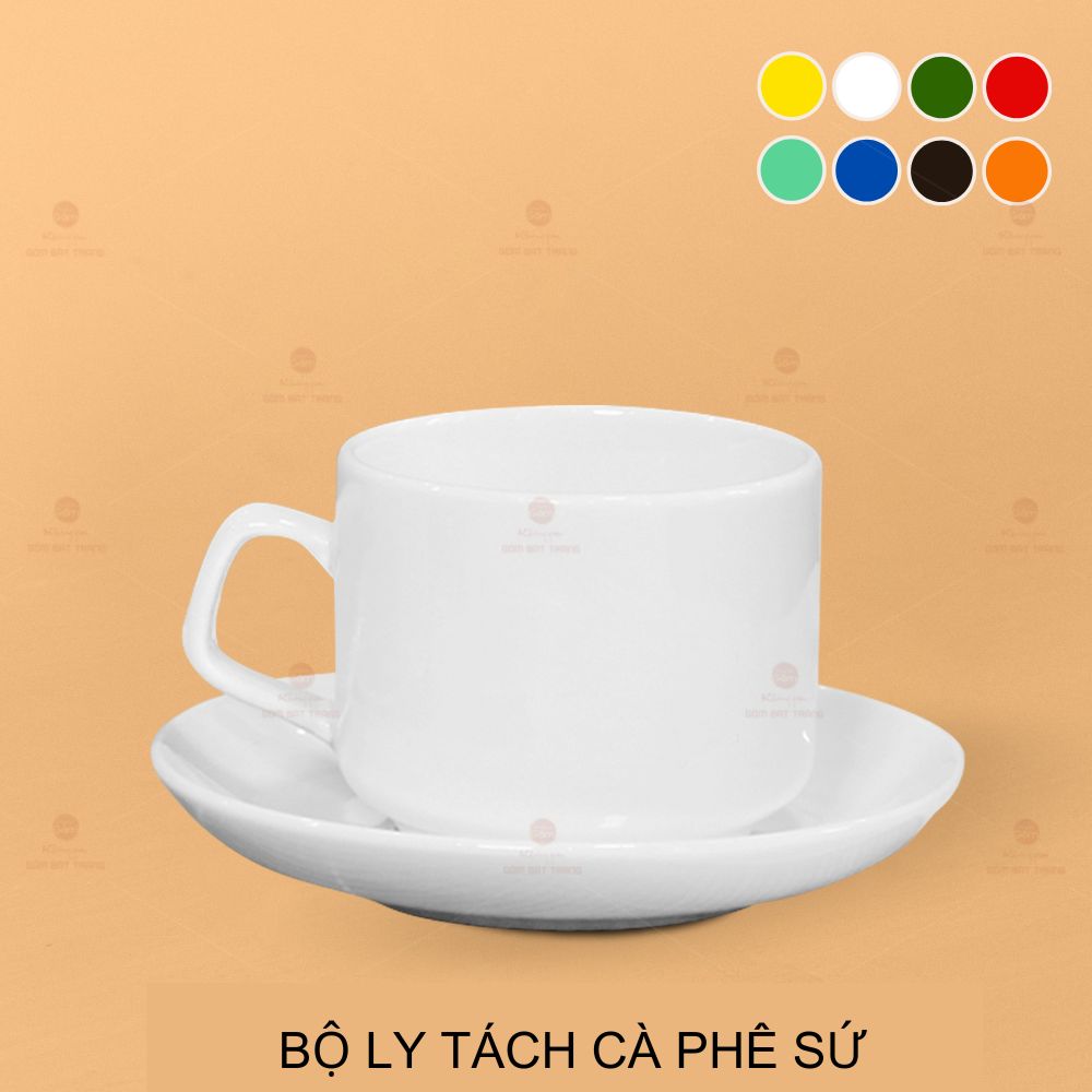 Bộ Ly Tách Cà Phê Sứ Bát Tràng Sang Trọng Quà Tặng Đẳng Cấp 