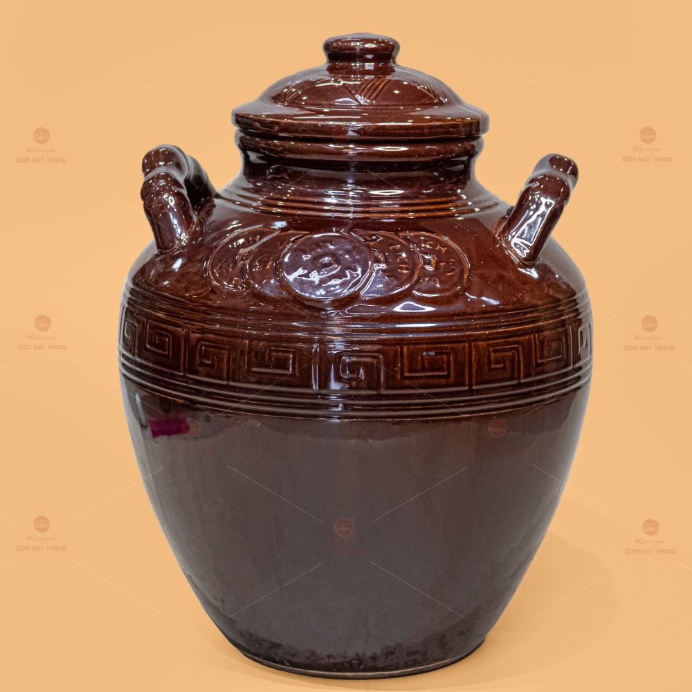 Chum Sành Ngâm Rượu Da Lươn Gốm Bát Tràng An Toàn Hiệu Quả 