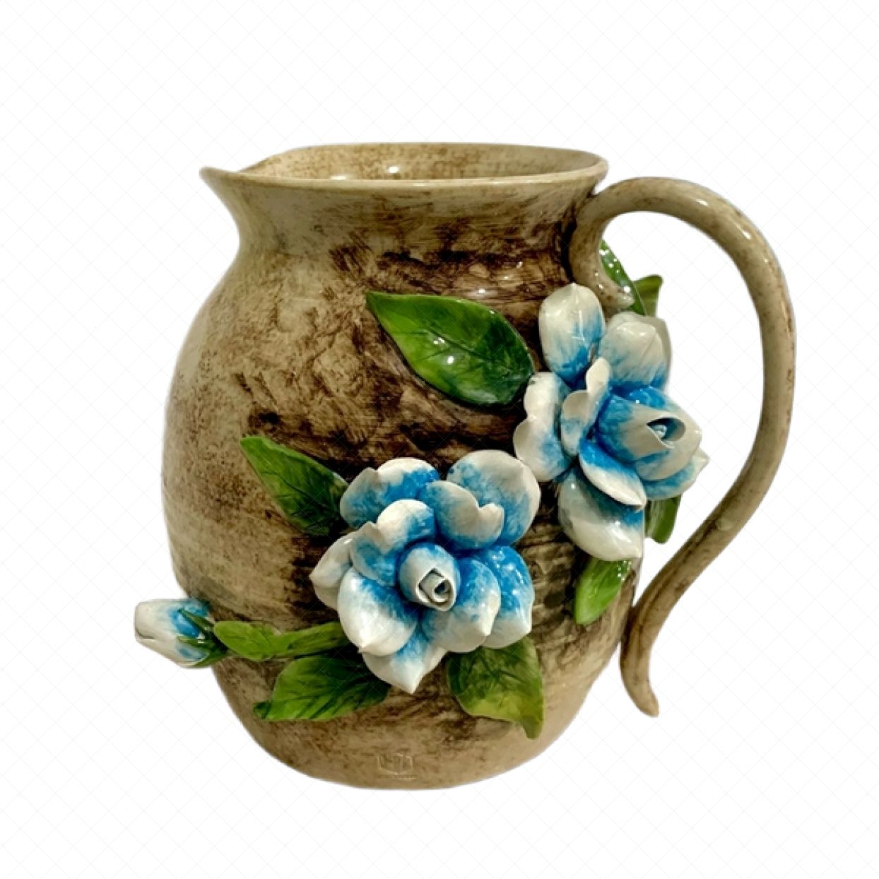 Bình Hoa Gốm Sứ Bát Tràng Cao Cấp Đắp Nổi Độc Bản Sang Trọng VM459 